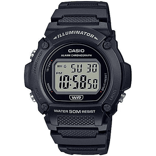 Reloj Casio Vintage Digital Negro W-219H-1A