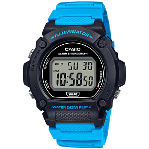 Reloj Casio Vintage Digital Illuminator WR 50M W-219H-2A2