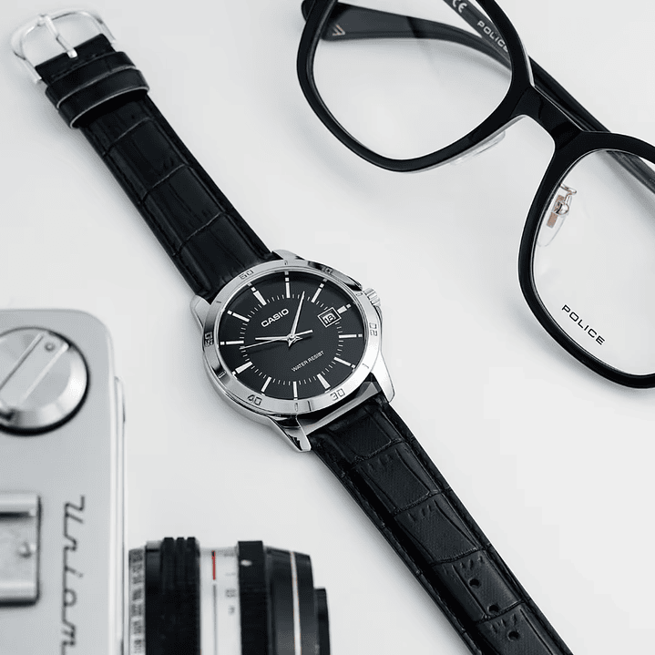 Reloj Casio Análogo Hombre Cuero MTP-V004L-1A 6