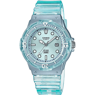 Reloj Casio Correa Transparente Sumergible LRW-200HS-2EV