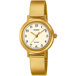 Reloj Casio Mini Análogo Acero Inoxidable LTP-B170G-9B