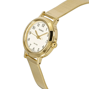 Reloj Casio Mini Análogo Acero Inoxidable LTP-B170G-9B