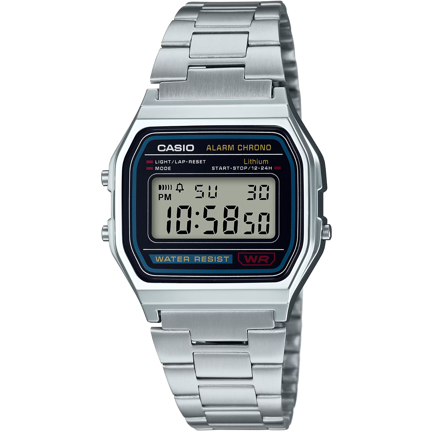 Reloj Casio Vintage Original Plateado A-158WA-1