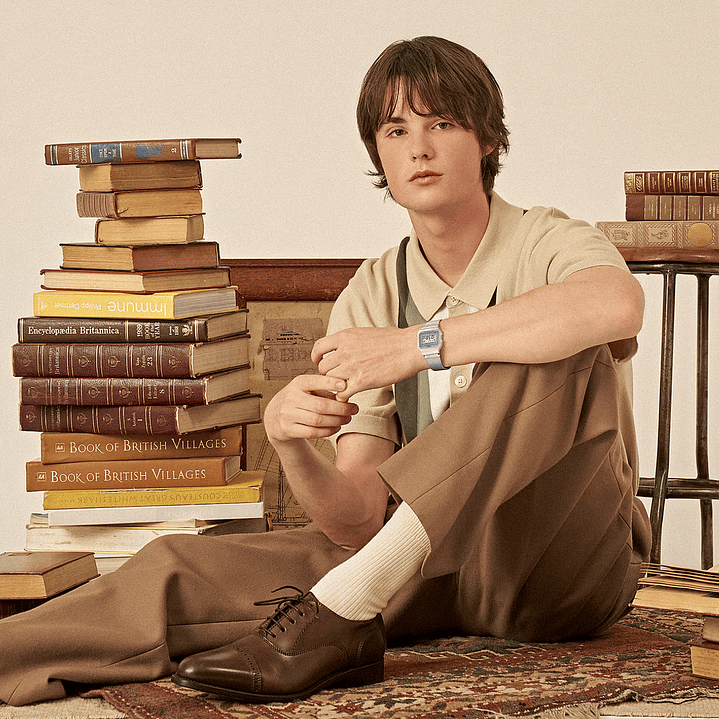 Reloj Casio Vintage Correa Milanese Plateado A700WM-7A  6