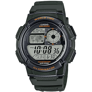 Reloj Casio World Time Vintage Hombre AE-1000W-3AV