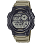Reloj Casio World Time Vintage Verde Caqui AE-1000W-5AV - Miniatura 1