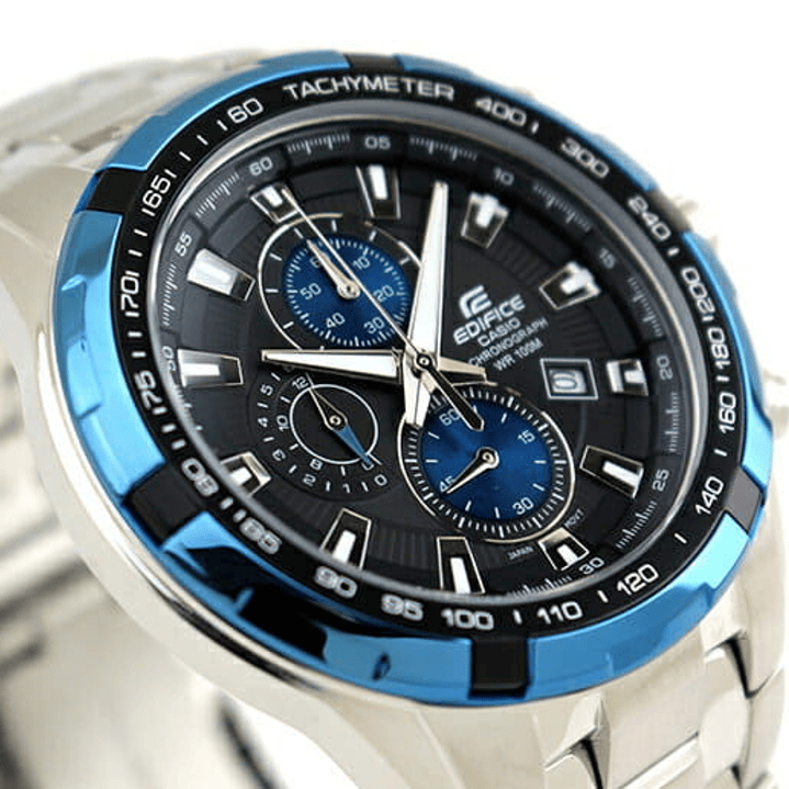 Reloj Casio Edifice Cronógrafo Acero EF-539D-1A2V 3