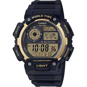   Reloj Casio Digital World Time Illuminator AE-1400WH-9AV