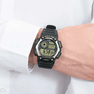   Reloj Casio Digital World Time Illuminator AE-1400WH-9AV