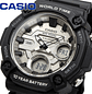  Reloj Casio World Time Análogo y Digital AEQ-120W-7AV - Miniatura 3
