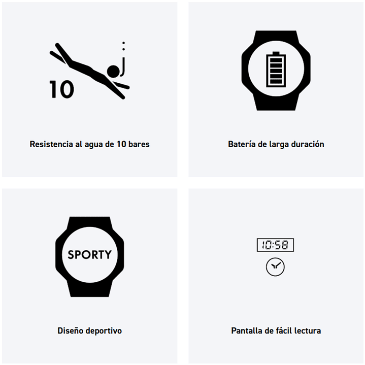  Reloj Casio World Time Análogo y Digital AEQ-120W-2AV 5