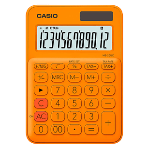  Casio Calculadora Naranja Grande MS-20UC-RG