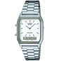 Reloj Casio Vintage Unisex Plateado Blanco AQ-230A-7D - Miniatura 1