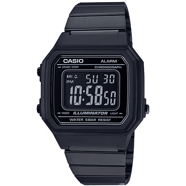 Reloj Casio Vintage Grande illuminator Negro B-650WB-1B 1