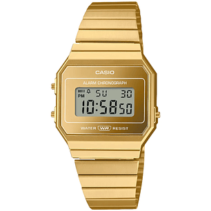 Reloj Casio Vintage Metálico Dorado A700WEVG-9A