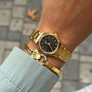 Reloj Casio Mini Mujer Metálico Dorado LTP-1130N-1A