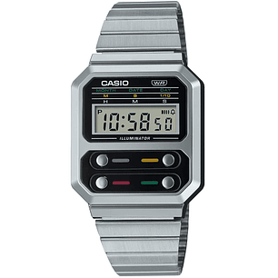 Reloj Casio Vintage Alien Reissue Plateado A100WE-1A