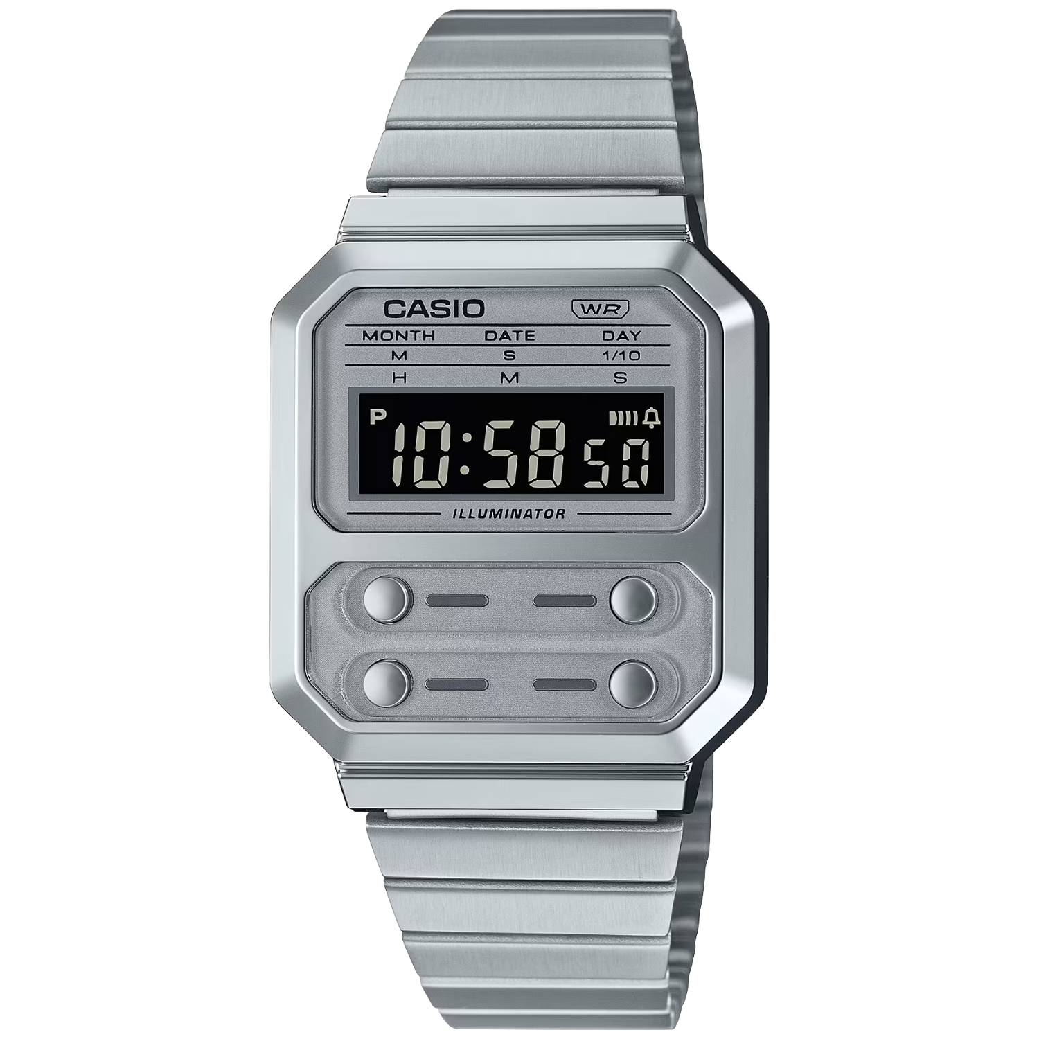 Reloj Casio Vintage Alien Pantalla Negativa A100WE-7B