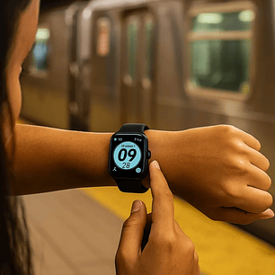 SmartWatch Lemer XBits 207D para Android o iOS Negro