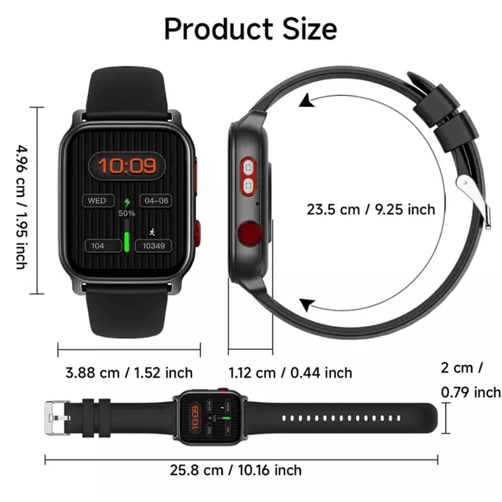 SmartWatch XBITS X-HT23-N para Android o iOS Negro 4