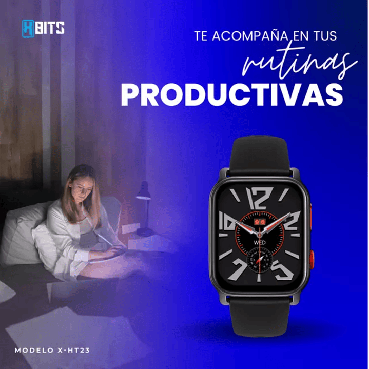SmartWatch XBITS X-HT23-N para Android o iOS Negro 6