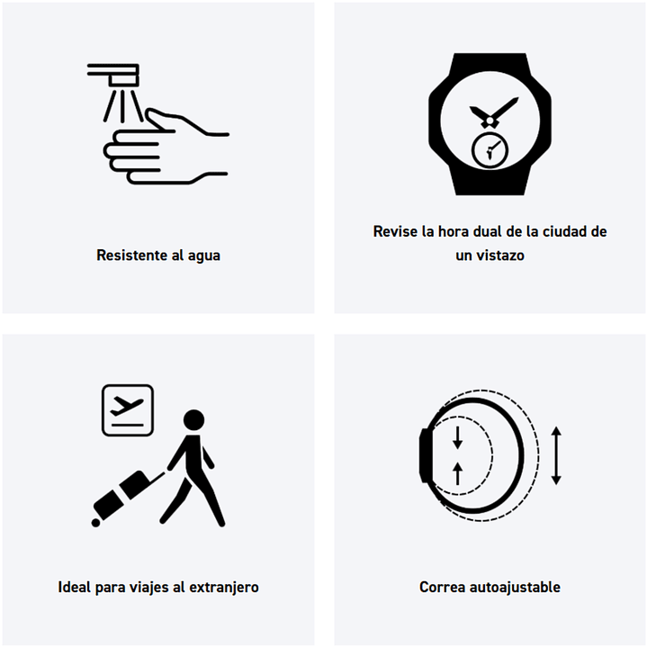 Reloj Casio Vintage World Time Dorado A500WGA-9 7