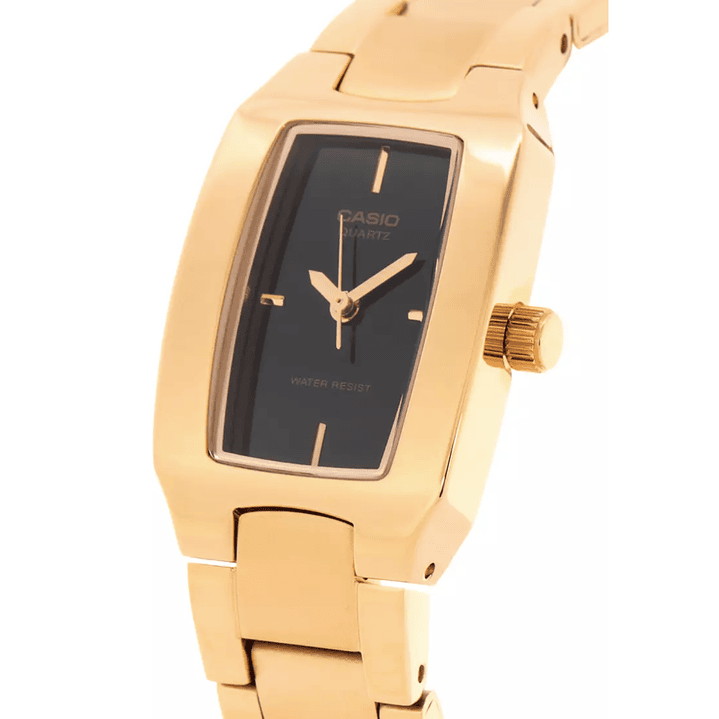 Reloj Casio Vintage Análogo Dorado Negro LTP-1165N-1C 4