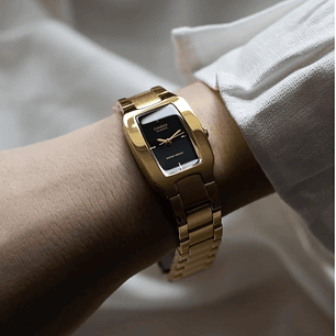 Reloj Casio Vintage Análogo Dorado Negro LTP-1165N-1C