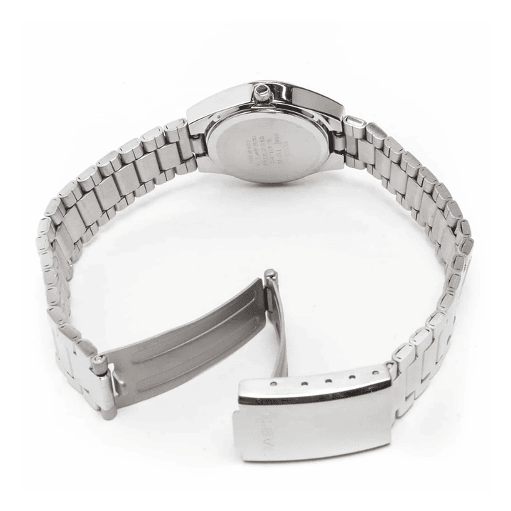 Reloj Casio Vintage Análogo Plateado Azul LTP-1170A-2A 3