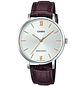 Reloj Casio Minimalista Cuero Café LTP-VT01L-7B2 - Miniatura 1