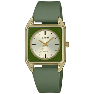 Reloj Casio Vintage Análogo Cuadrado Unisex MTP-B170-3EV