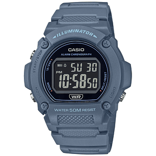 Reloj Casio Vintage Digital Pantalla Negativa W-219HC-2B