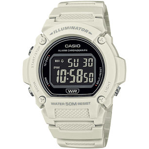 Reloj Casio Vintage Digital Pantalla Negativa W-219HC-8B