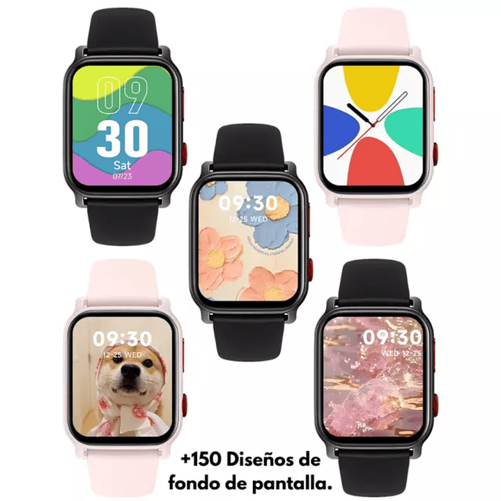 SmartWatch XBITS X-HT23-R para Android o iOS Rosado  4