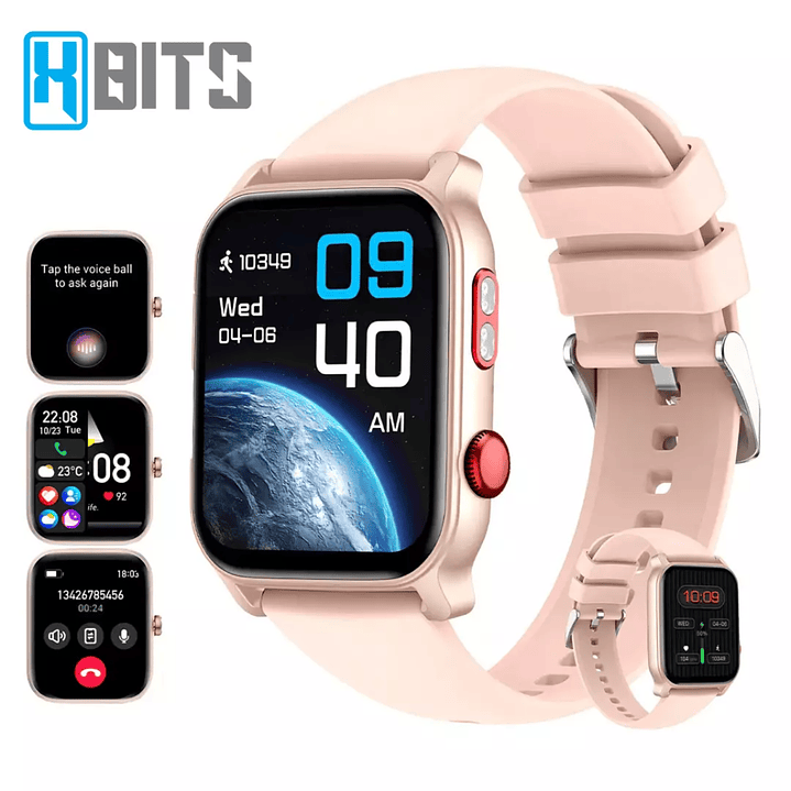 SmartWatch XBITS X-HT23-R para Android o iOS Rosado  2