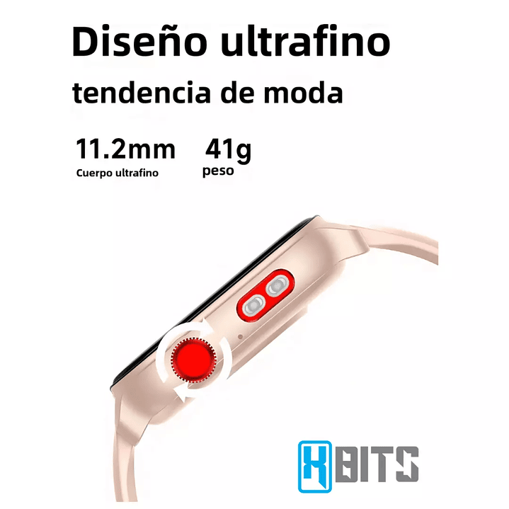 SmartWatch XBITS X-HT23-R para Android o iOS Rosado  3