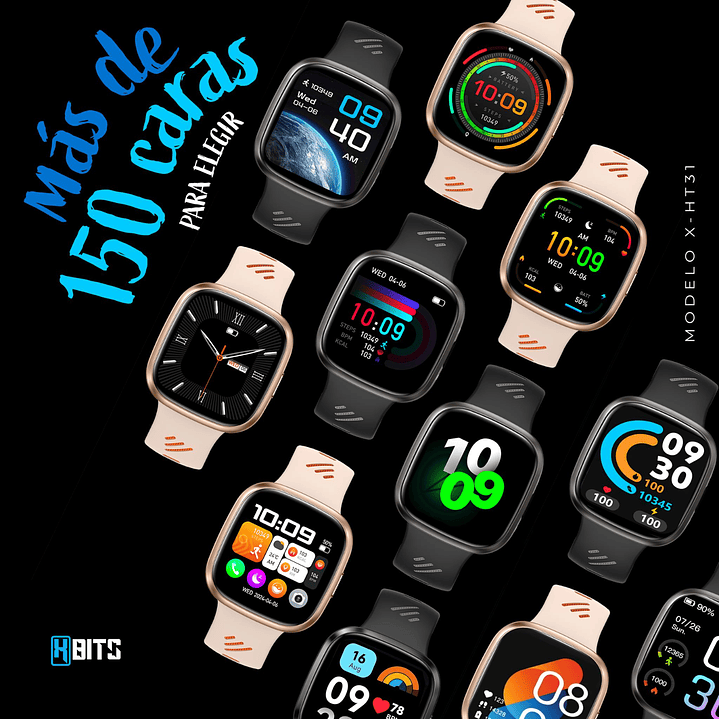 SmartWatch XBits X-HT31-R Unisex para Android o iOS 9