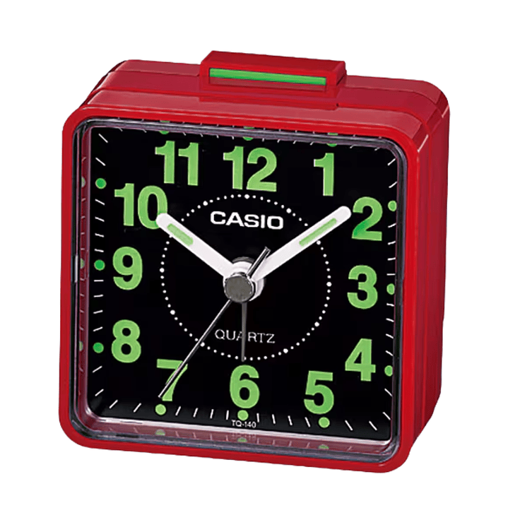 Reloj Despertador Vintage Análogo Rojo TQ-140-4 1