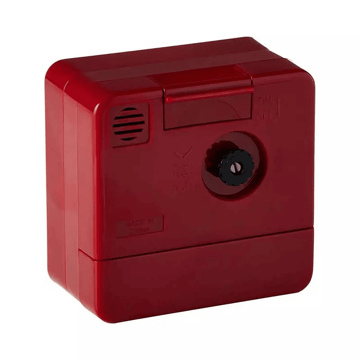 Reloj Despertador Vintage Análogo Rojo TQ-140-4 2