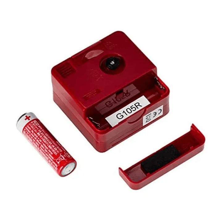 Reloj Despertador Vintage Análogo Rojo TQ-140-4 3