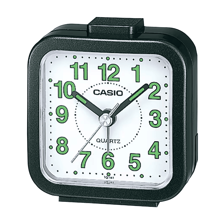  Reloj de Mesa Despertador Análogo Negro TQ-141-1  1