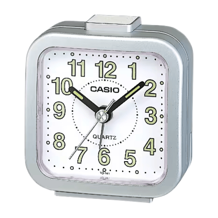  Reloj de Mesa Despertador Análogo Gris TQ-141-8 1