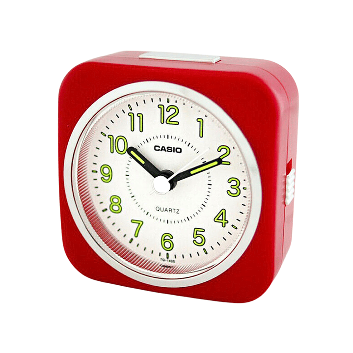 Reloj Despertador Casio Vintage Análogo Rojo TQ-143S-4 1