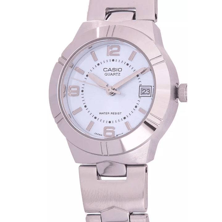 Reloj Casio Mini Vintage Análogo Celeste LTP-1241D-2A 3