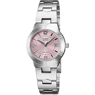 Reloj Casio Mini Vintage Análogo Rosado LTP-1241D-4A