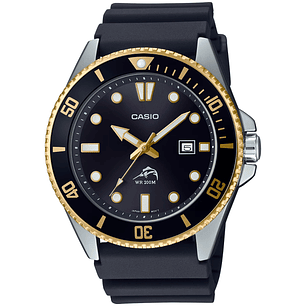 Reloj Casio Submariner Marlin Duro Buceo Correa Resina MDV106G-1AV