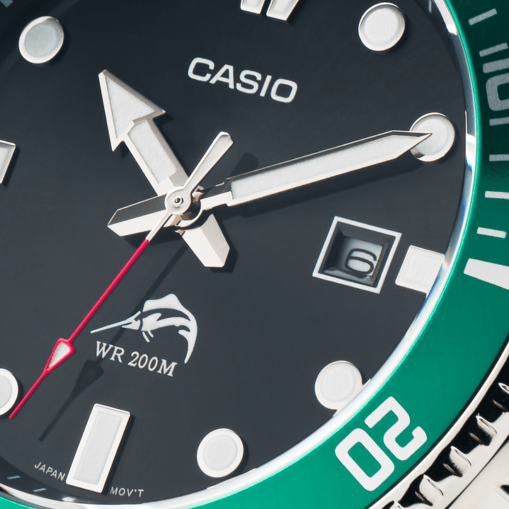 Reloj Casio Submariner Marlin Duro Buceo MDV-106DD-1A3V  3