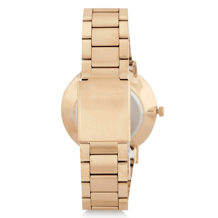 Reloj Casio Vintage Análogo Mujer Dorado Azul LTP-VT01G-2B 3