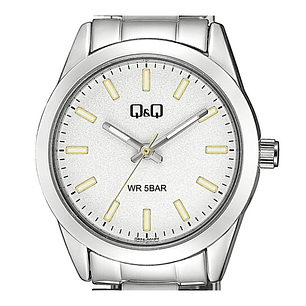 Reloj Q&Q Análogo Plateado Blanco Q82A-001PY