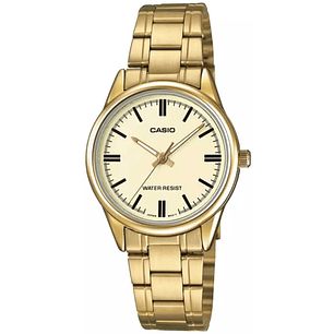 Reloj Casio Clásico Mujer Acero Dorado LTP-V005G-9A